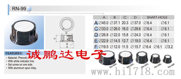 TOCOS日本电位器 RV16 RV24 RV30