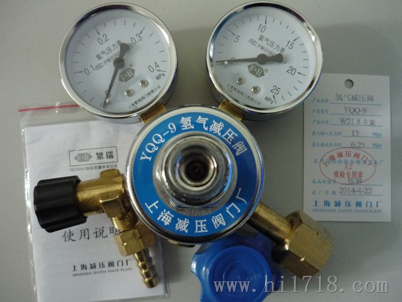 上海繁瑞氢气减压表YQQ-9