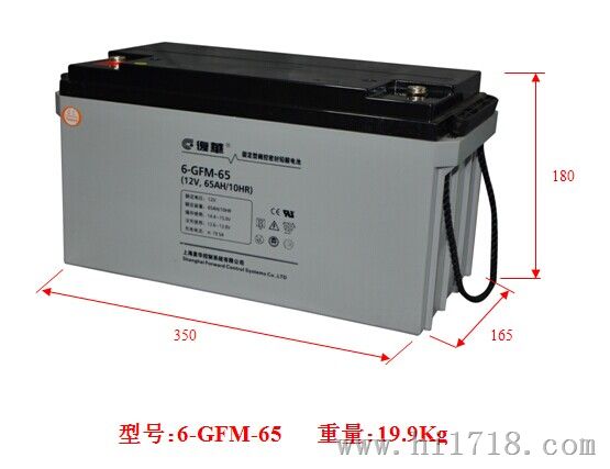 复华蓄电池12V65AH在线供应