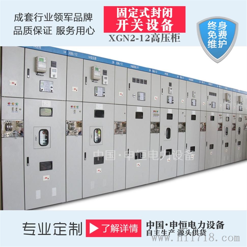 XGN2-12全绝缘金属封闭式环网柜 10KV高压中置开关柜