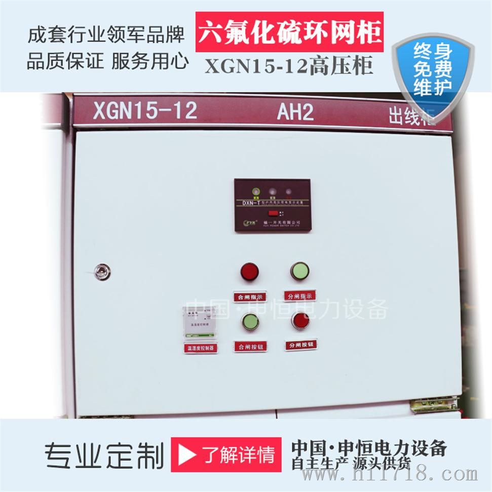 XGN66-12金属封闭式全绝缘高压中置柜浙江厂家直销