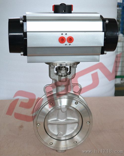 直销高性能硬密封气动蝶阀 类别: 阀门 价格: 2100 型号: dn50-dn300