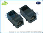 供应RJ45 8P8C IV色全塑直通