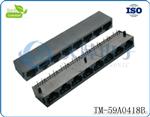 供应10P10C 全塑连体RJ45网络接口