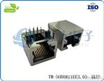 供应10P8C 带铁壳90度 RJ45网络座