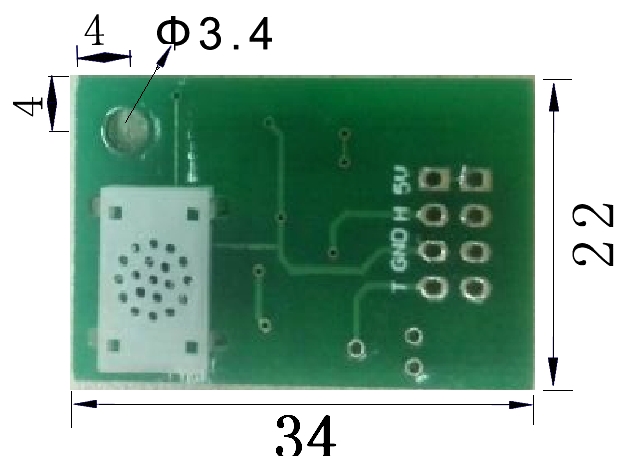 家用冰箱、消毒柜用的温湿度模块MHTC03A温湿度传感器