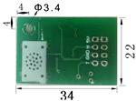 家用冰箱、消毒柜用的溫濕度模塊MHTC03A溫濕度傳感器