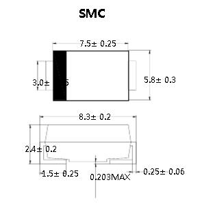 SL510B肖特基整流器_表面贴装肖特基整流器_厂家供应