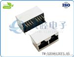 供应180度RJ45 屏蔽母座
