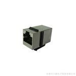 Cat 5e RJ45网络连接器带屏蔽卡扣