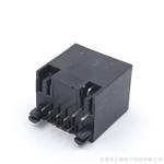 8P8C全塑带LED单灯RJ45网络插座