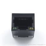 全塑直立式8P8C带LED灯RJ45网络母座