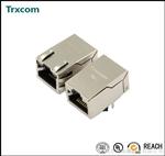 供应兼容YDS元册13F-60LDNL单口百兆带灯RJ45集成变压器，价格优惠欢迎咨询！