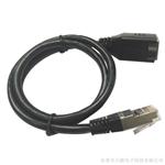 M3螺孔屏蔽公转母RJ45转接线