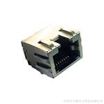 RJ45母座屏蔽带LED