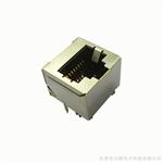 RJ45插座直插180焊线式