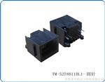 180度带灯RJ45插座