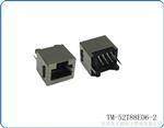 180度带灯RJ45插座
